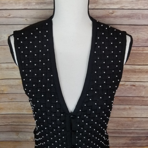 Ann Tran for Kenar Etc Vest Hand Beaded Medium - Picture 5 of 7